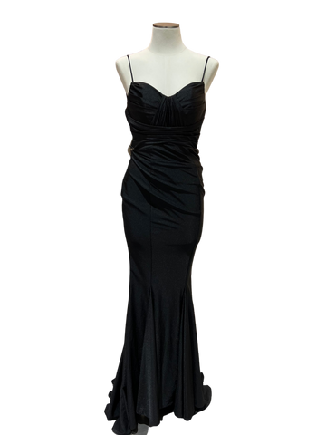 Bustier Black Gown - Style Theory