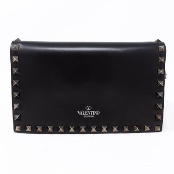 Rockstud Leather Clutch - Style Theory