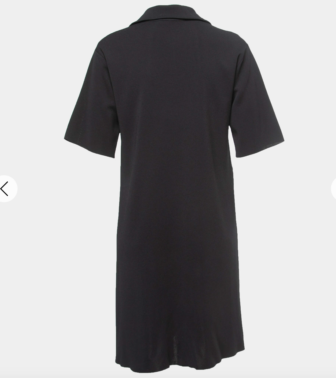Black Knit Ruffled Mini Dress - Style Theory