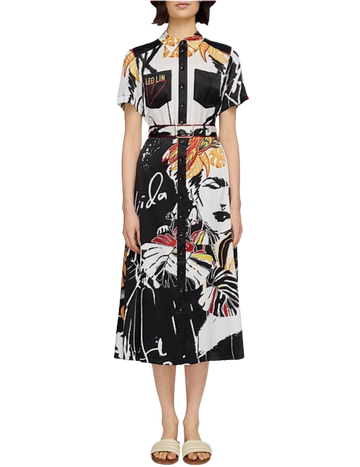Frida Silk Shirt Dress - Style Theory