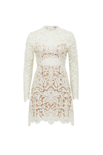 MOTHER OF PEARL DRESS BLACK