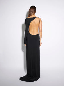 SYRE GOWN - BLACK - Style Theory