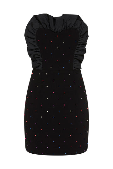 Polka Strapless Mini - Style Theory