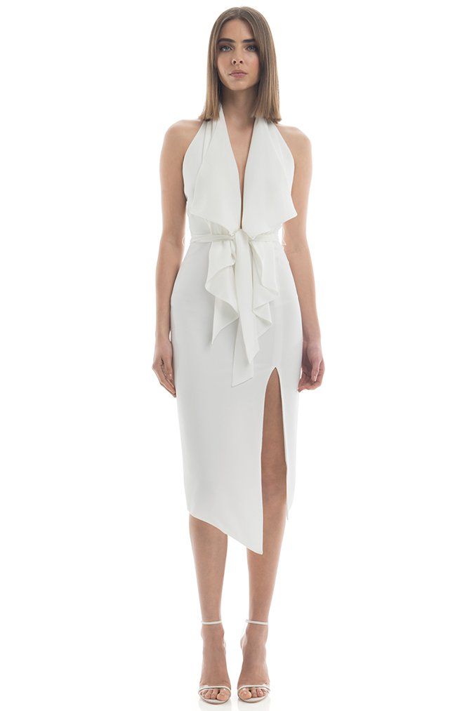 Lorena Dress - White - Style Theory