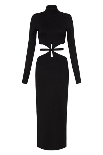 BRIANNA KNIT MIDI DRESS - Style Theory