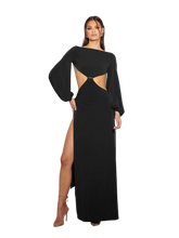 Load image into Gallery viewer, GISELE GOWN - BLACK - Style Theory