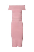 Load image into Gallery viewer, CREPE KNIT MILANO DRSS PINK