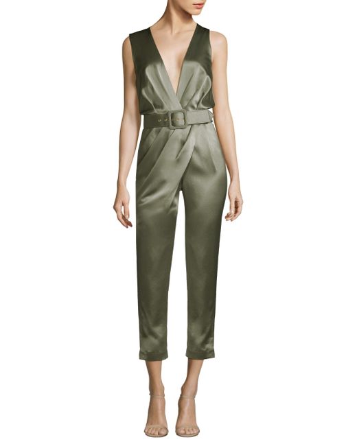 KAELA DRAPE PANTSUIT - Olive