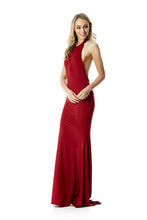 Load image into Gallery viewer, High neck Gown - Wine