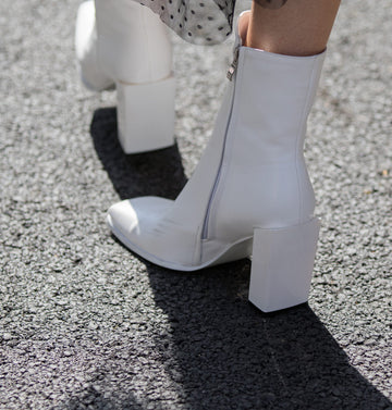 WHITE BOOTS ARE IN