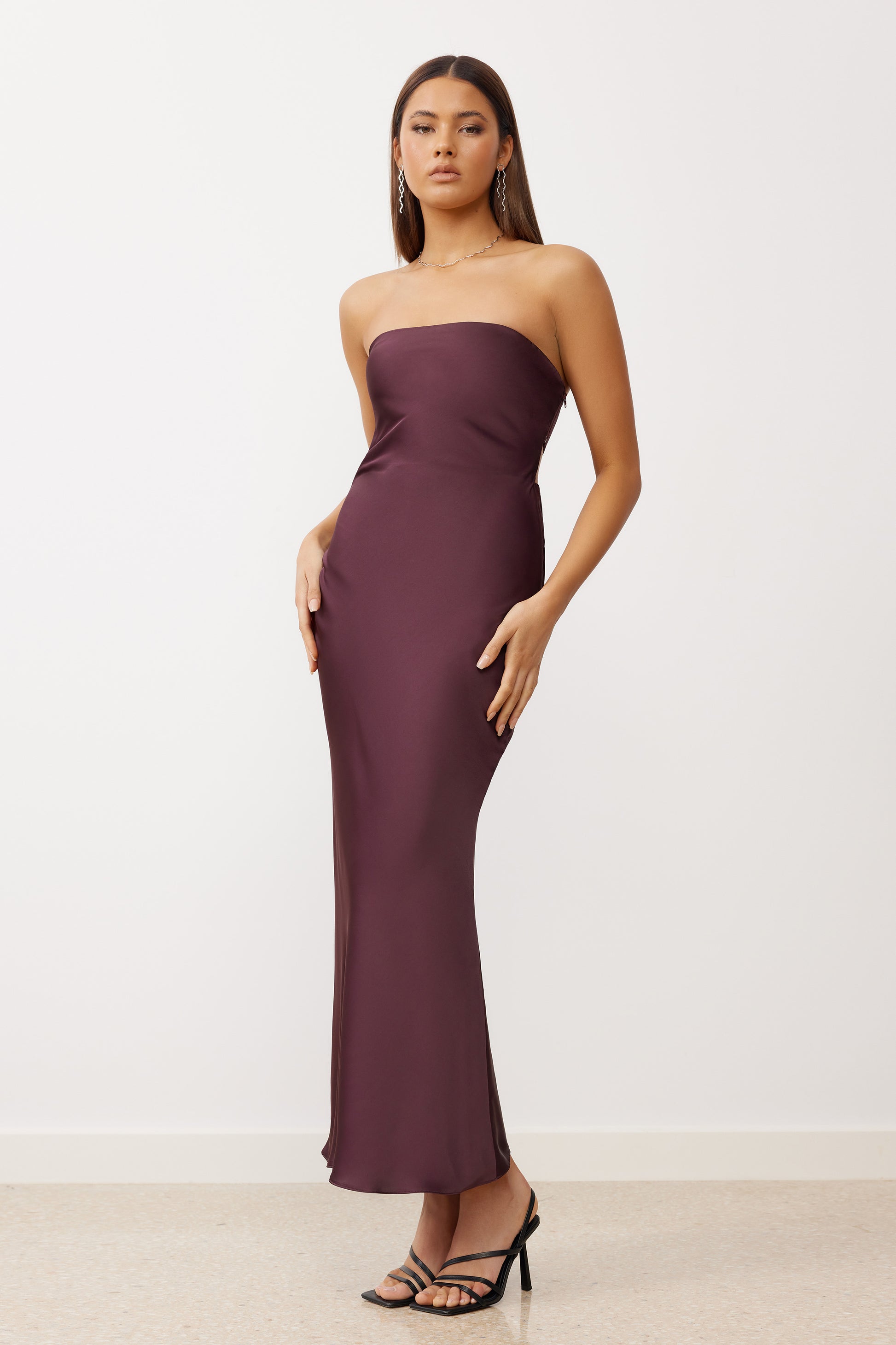 Indra Dress Grape - Style Theory