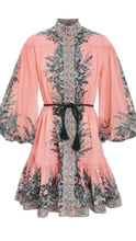 Load image into Gallery viewer, The Moonshine Drop Waist Mini Dress - Pink Lily