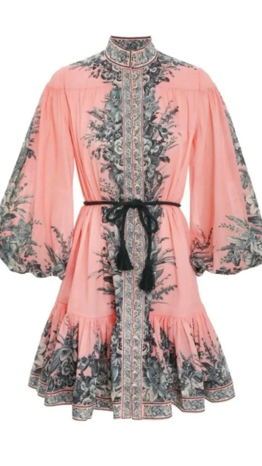 The Moonshine Drop Waist Mini Dress - Pink Lily