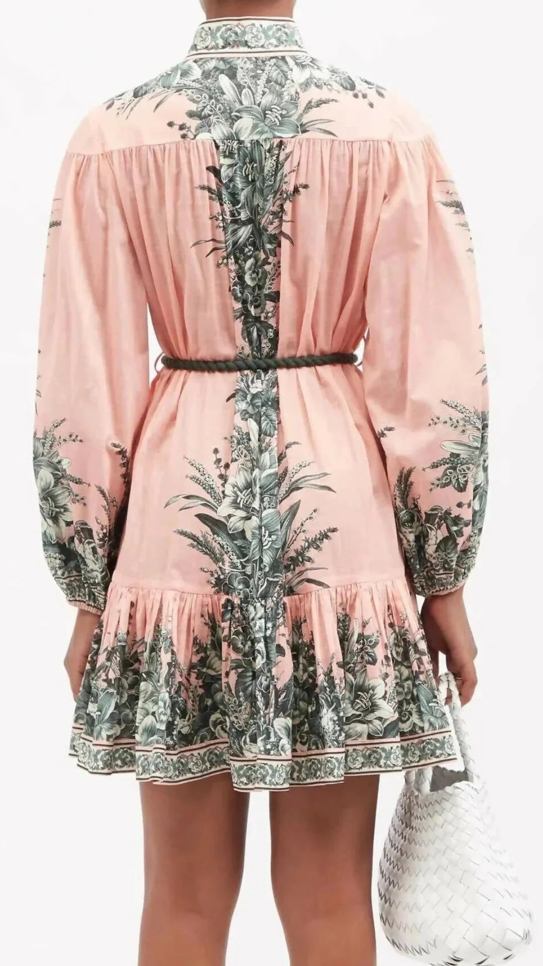 The Moonshine Drop Waist Mini Dress - Pink Lily