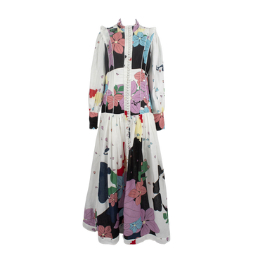 Button Me Up Maxi Dress - Love Hearts - Style Theory