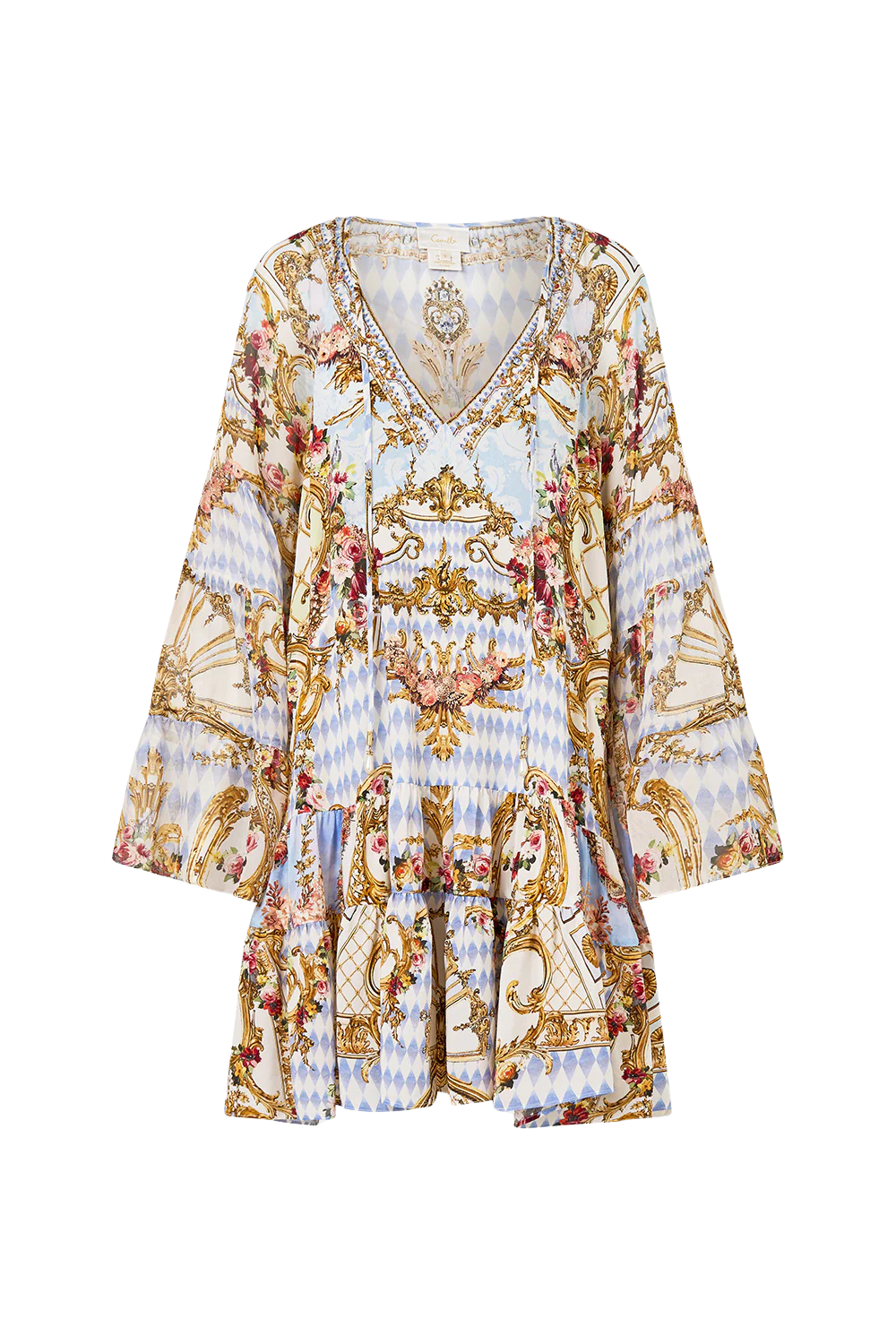 Throne Games A-Line Gathered Panel Dress - Style Theory