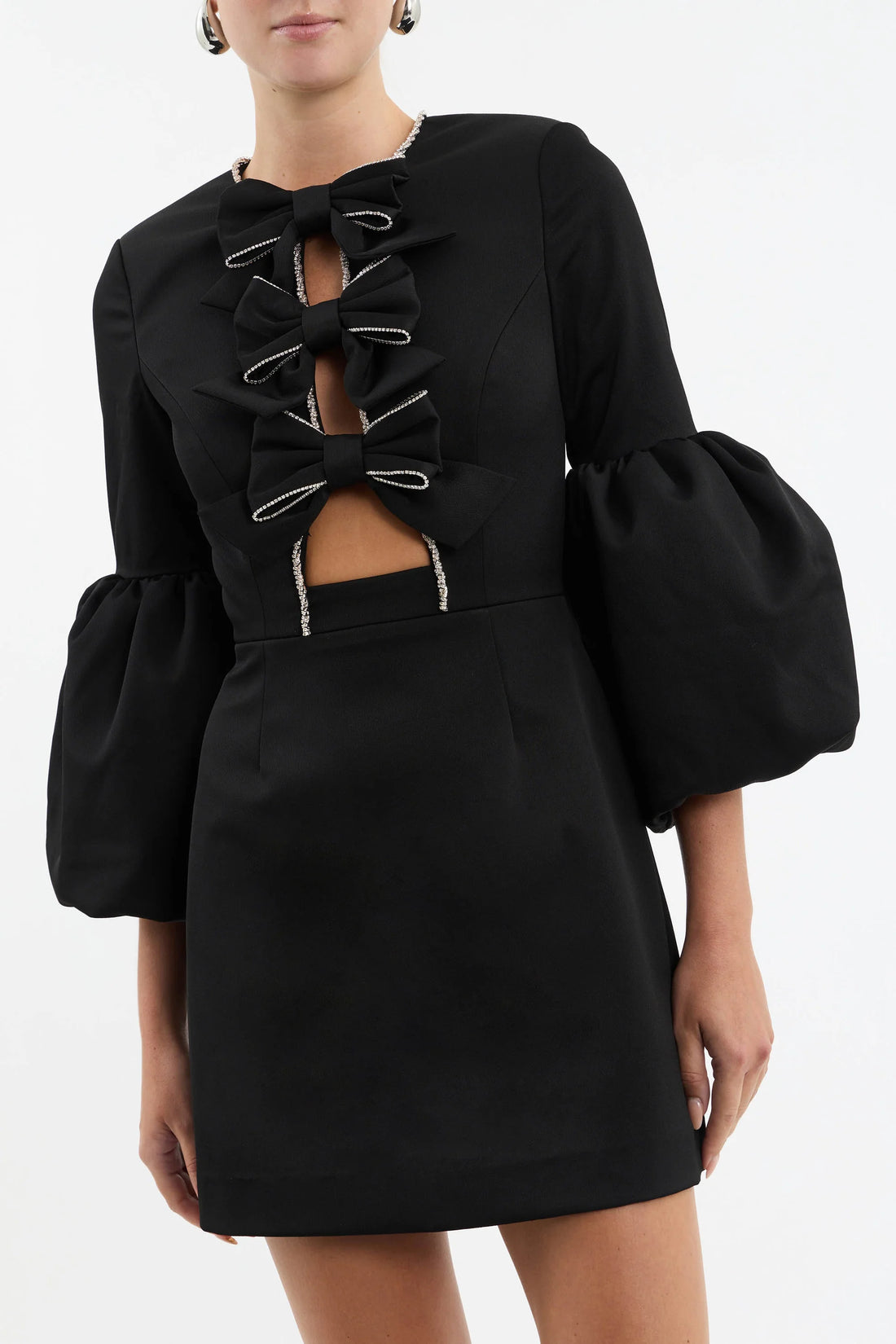 AUGUSTINE LONG SLEEVE MINI DRESS - Style Theory
