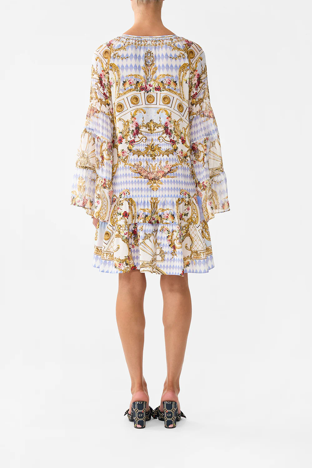Throne Games A-Line Gathered Panel Dress - Style Theory