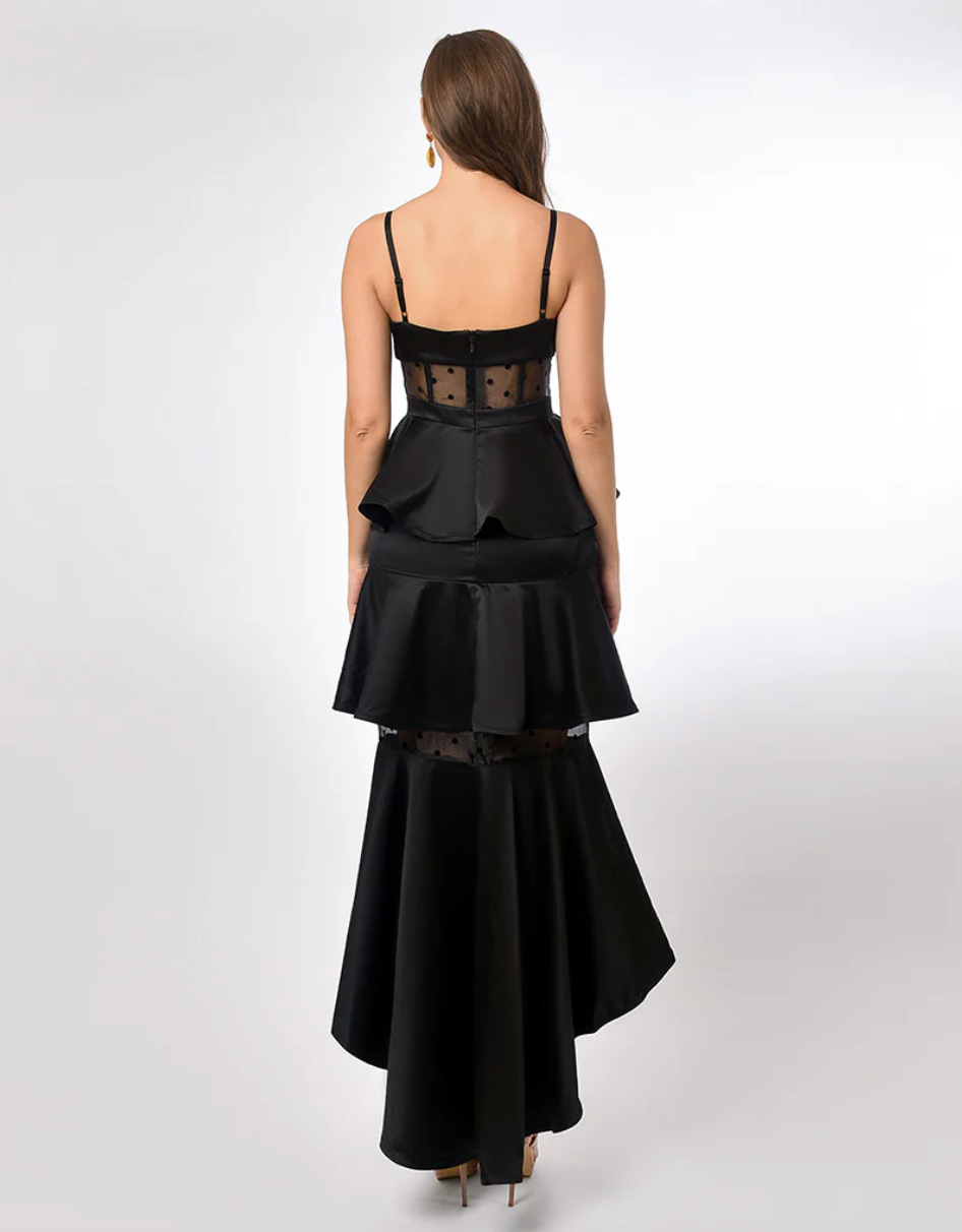 Rayne Polka Dot Tiered Dress