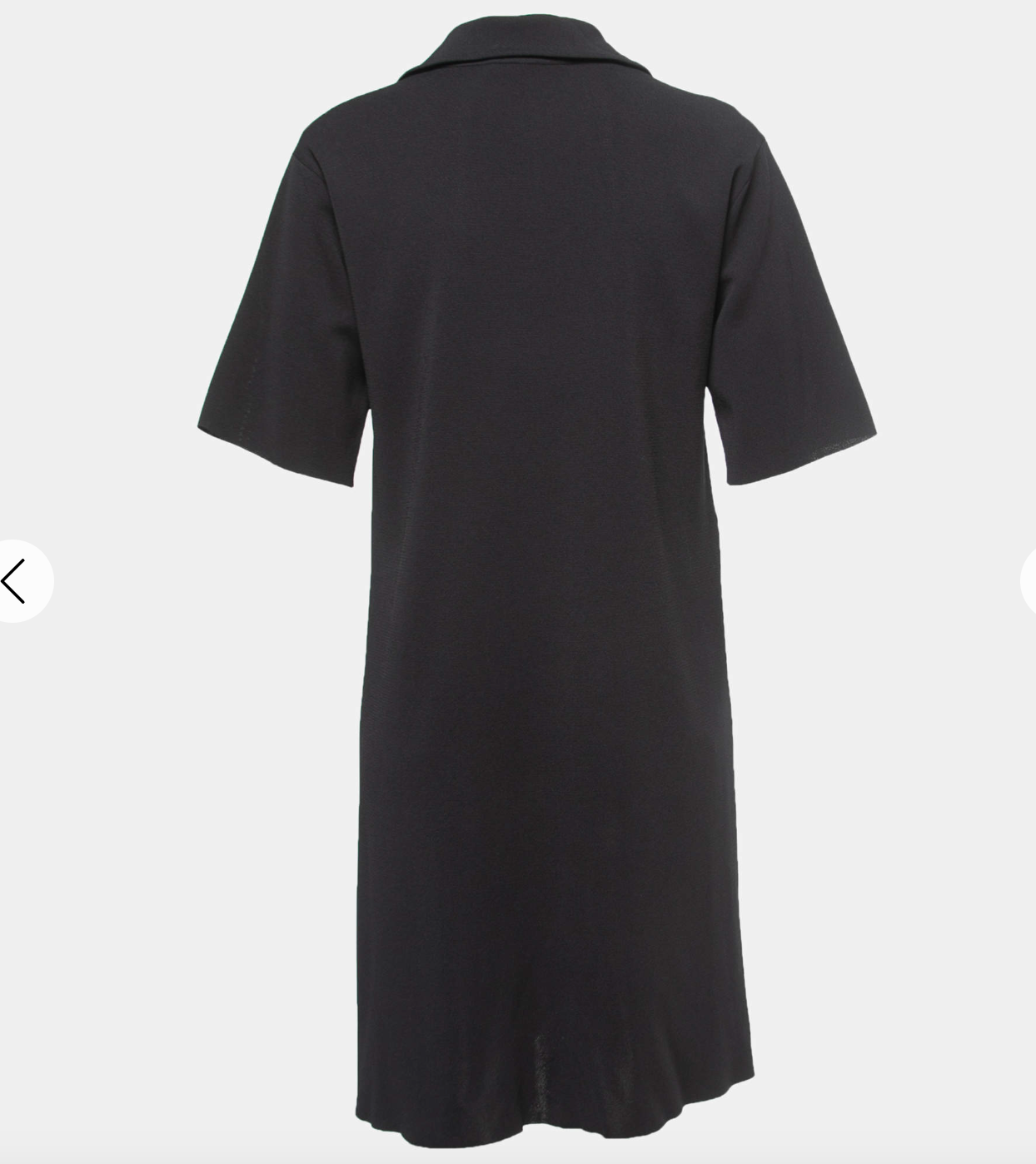 Black Knit Ruffled Mini Dress - Style Theory