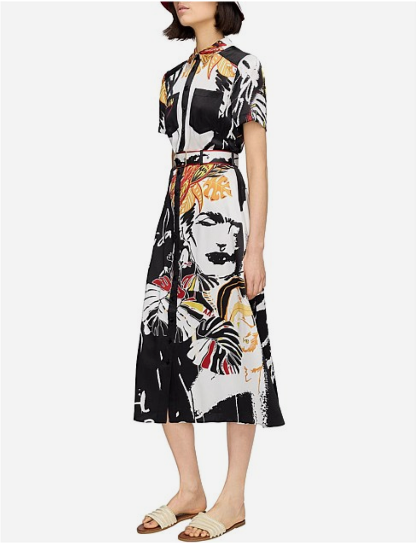 Frida Silk Shirt Dress - Style Theory