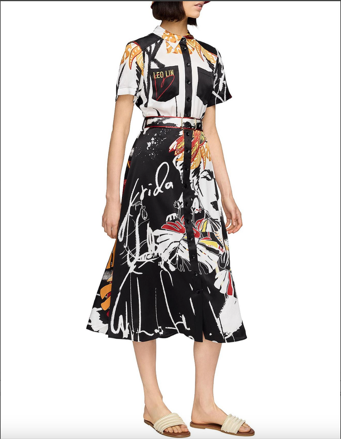 Frida Silk Shirt Dress - Style Theory