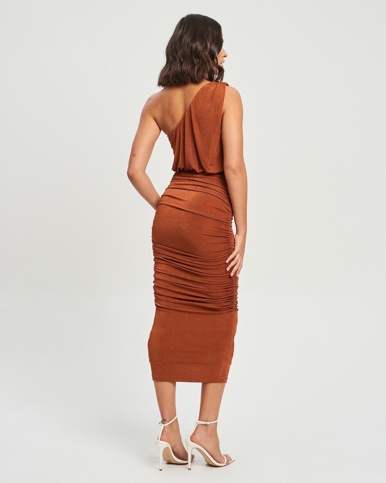 Monaro Midi Dress - Copper