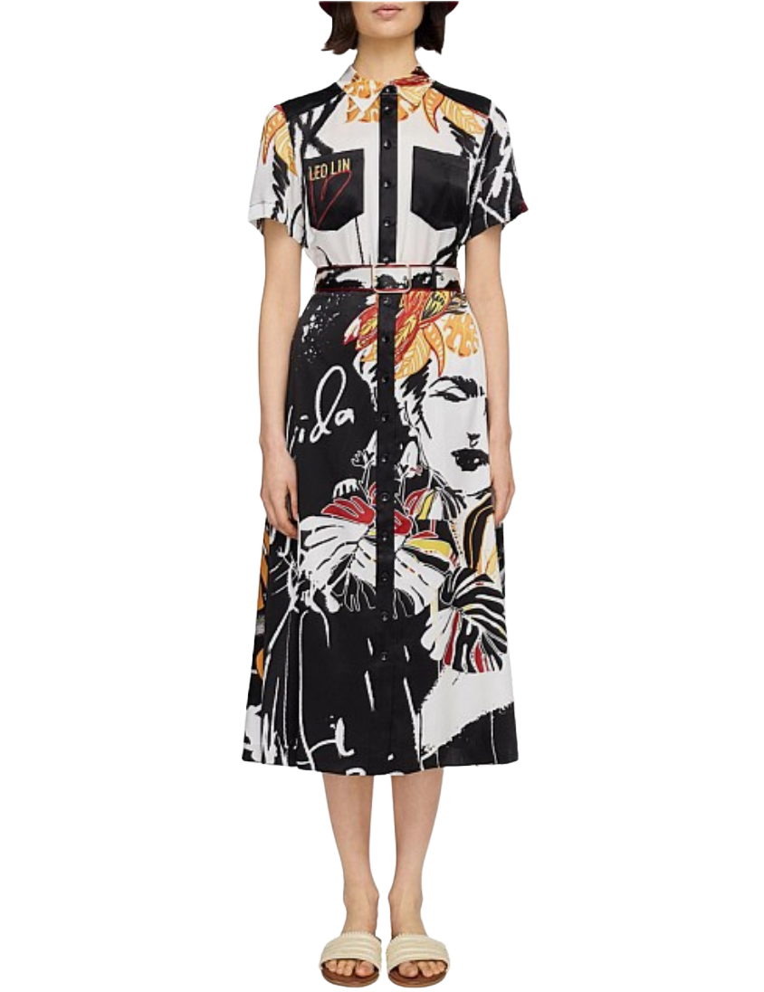 Frida Silk Shirt Dress - Style Theory