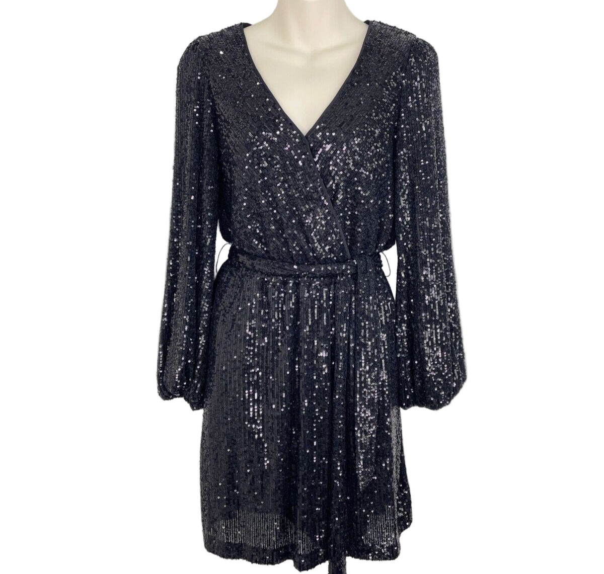 Sequin Mini Dress - Navy - Style Theory