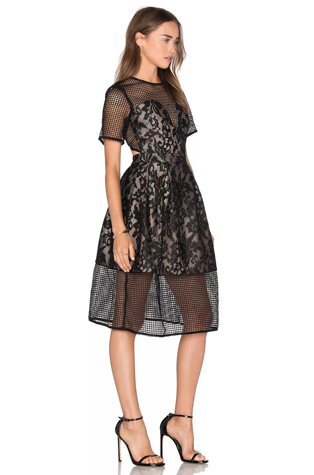 Velocity Black Lace Cocktail Dress - Style Theory