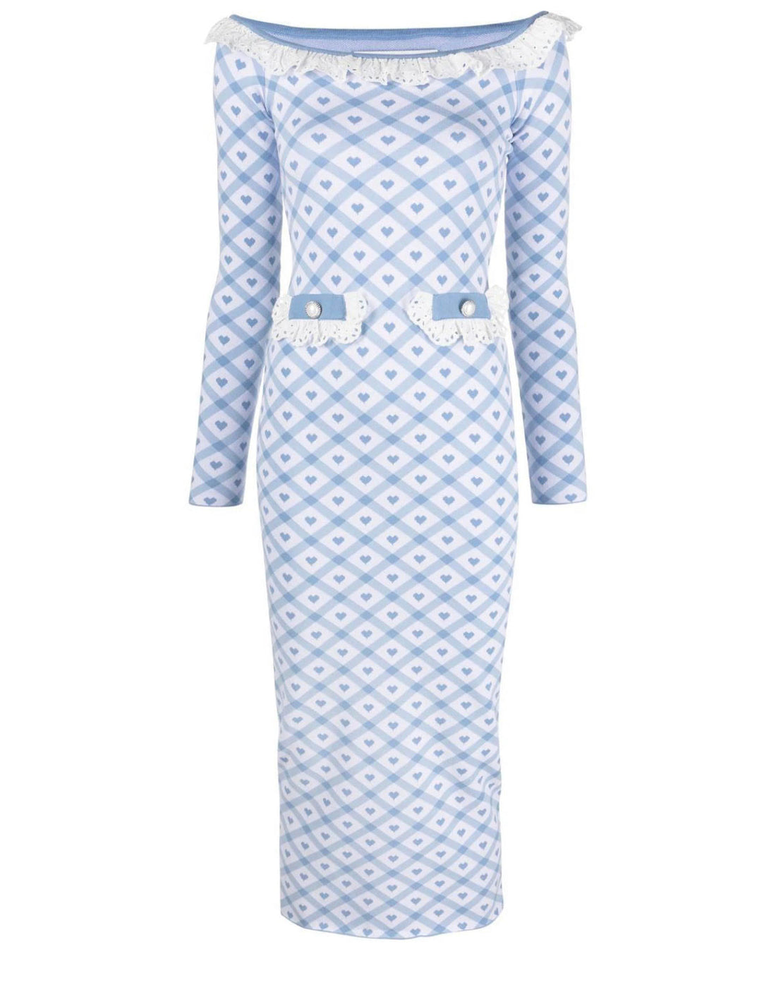 jacquard-knit midi dress - Style Theory