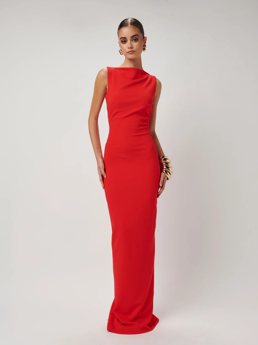 Verona Gown Cherry - Style Theory