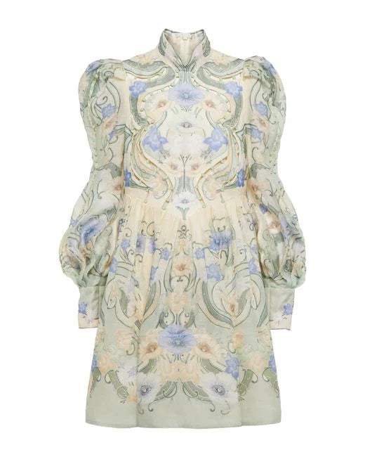 Rhythm Poppy Mini Dress - Sage Noveau