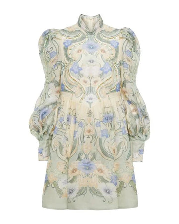 Rhythm Poppy Mini Dress - Sage Noveau