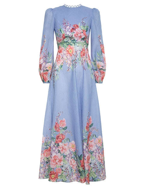 Bellitude Floral Long Dress - Style Theory