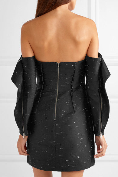 Jacquard mini dress