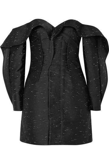 Jacquard mini dress