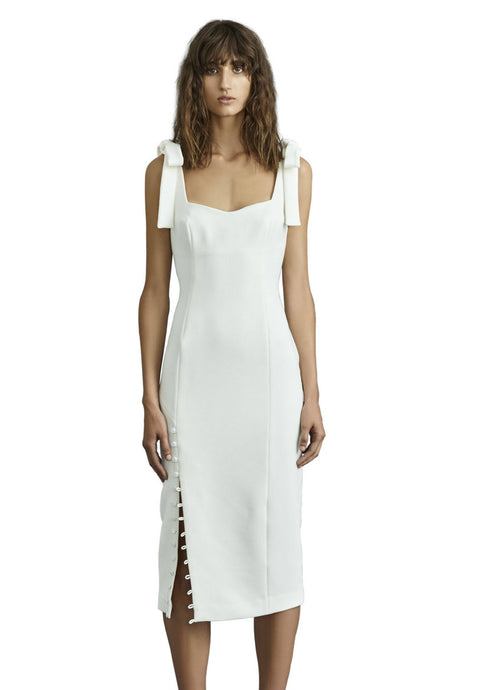 Cortona Miidi Dress - White