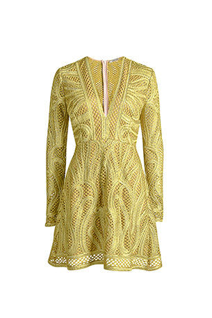RAVELLO DRESS - YELLOW