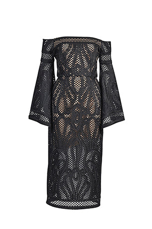 SONNET STRAPLESS DRESS BLACK Style Theory
