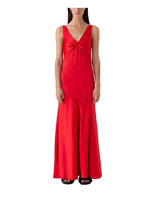HARPER V-NECK GOWN