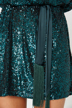 Load image into Gallery viewer, Broadway Mini Dress - Emerald - Style Theory