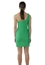 Load image into Gallery viewer, LEAN SHOULDER MINI DRESS