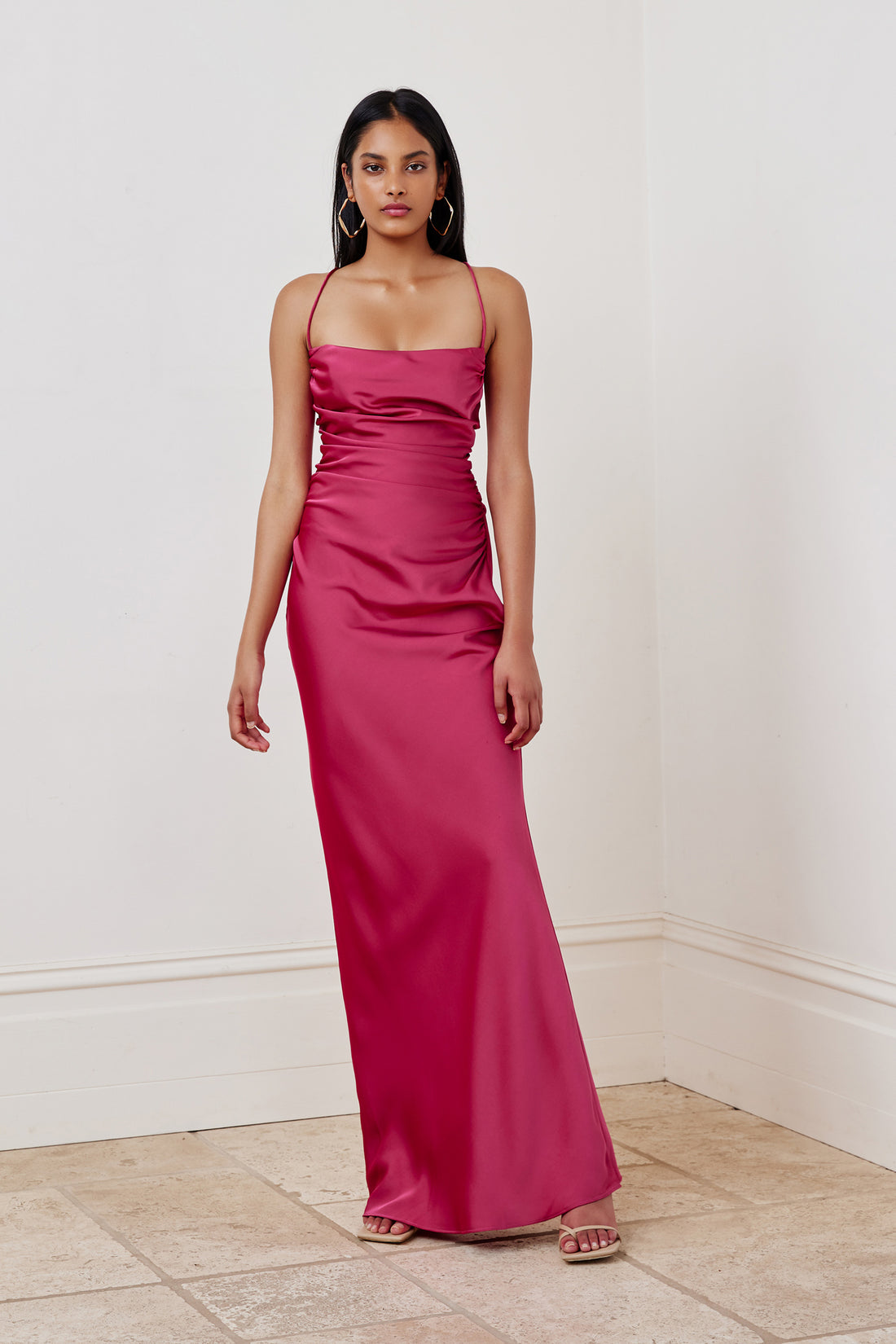 SCARLET DRESS - FUCHSIA - Style Theory