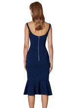 Load image into Gallery viewer, V FLARE MIDI DRESS