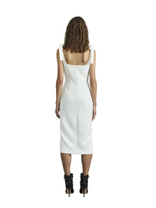 Cortona Miidi Dress - White