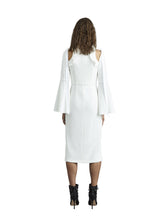 Load image into Gallery viewer, Gigi Ruffle Midi Dress - Back