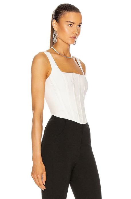 POINTELLE CORSET TOP - Style Theory