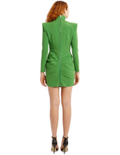 Load image into Gallery viewer, Pierce-Long Sleeve Stretch Crepe Mini Dress - Style Theory