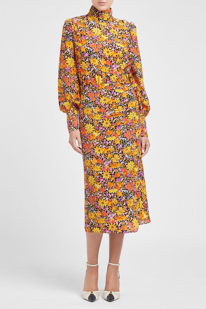 ARLES MIDI DRESS - Style Theory